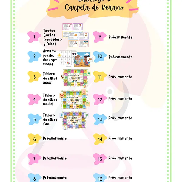 Carpeta de Verano - Catálogo 2