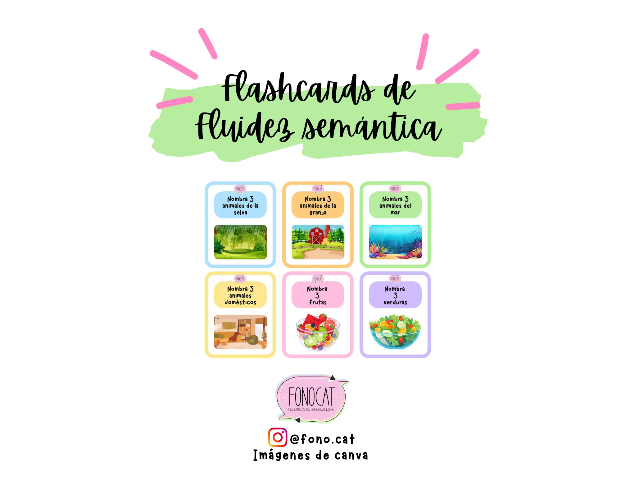 Tarjetas de Fluidez Semántica