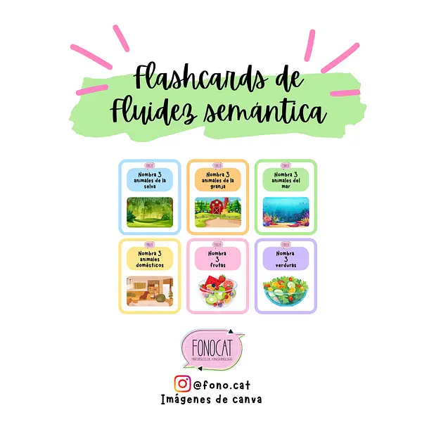 Tarjetas de Fluidez Semántica