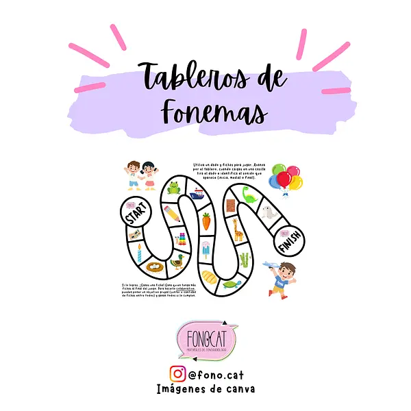 Tableros de Fonemas (Conciencia Fonémica)