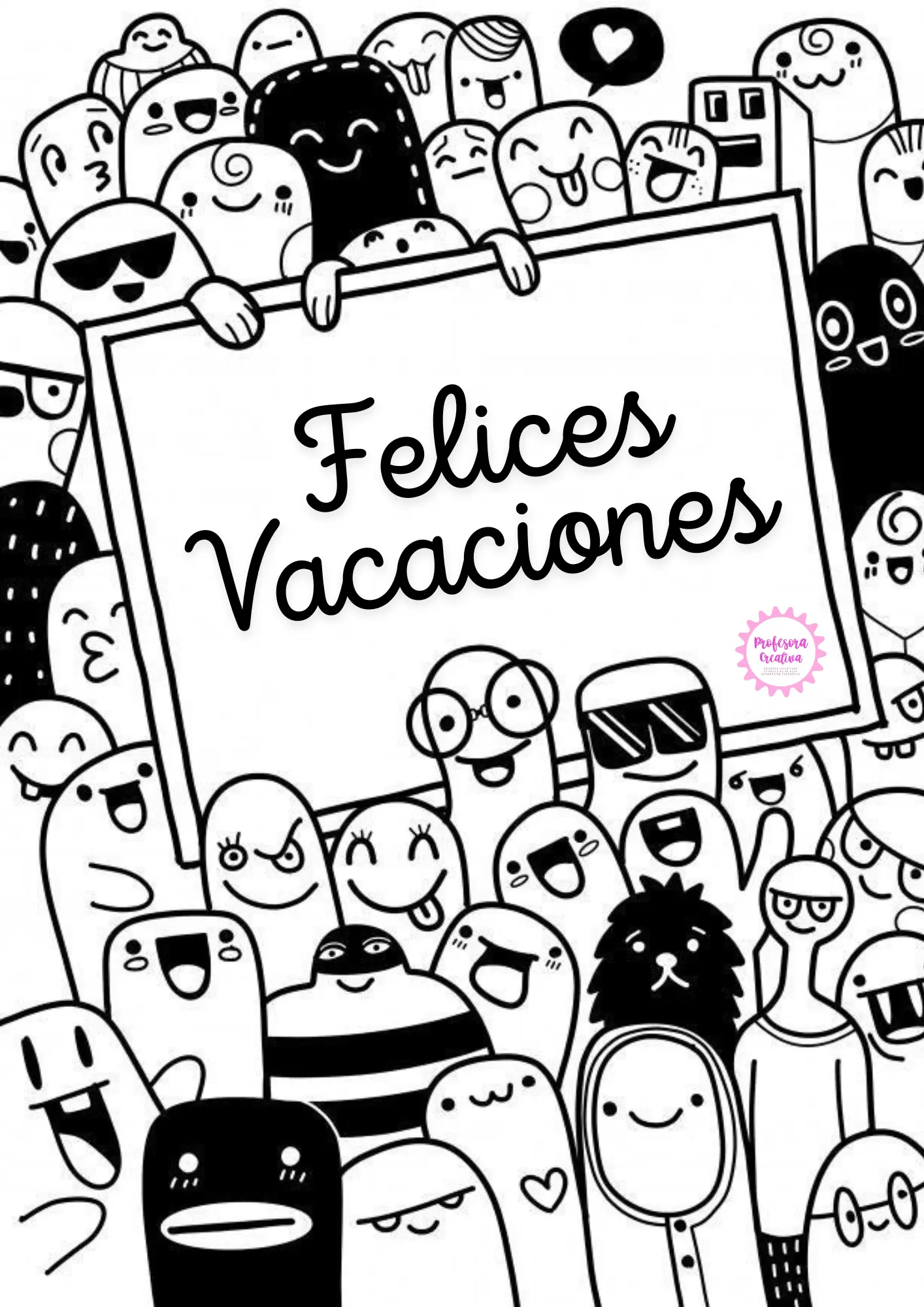 Afiches felices Vacaciones