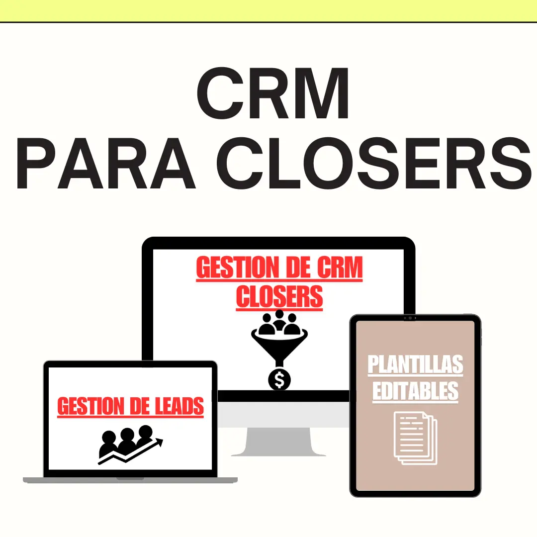Gestion de Leads y CRM para Closers de ventas
