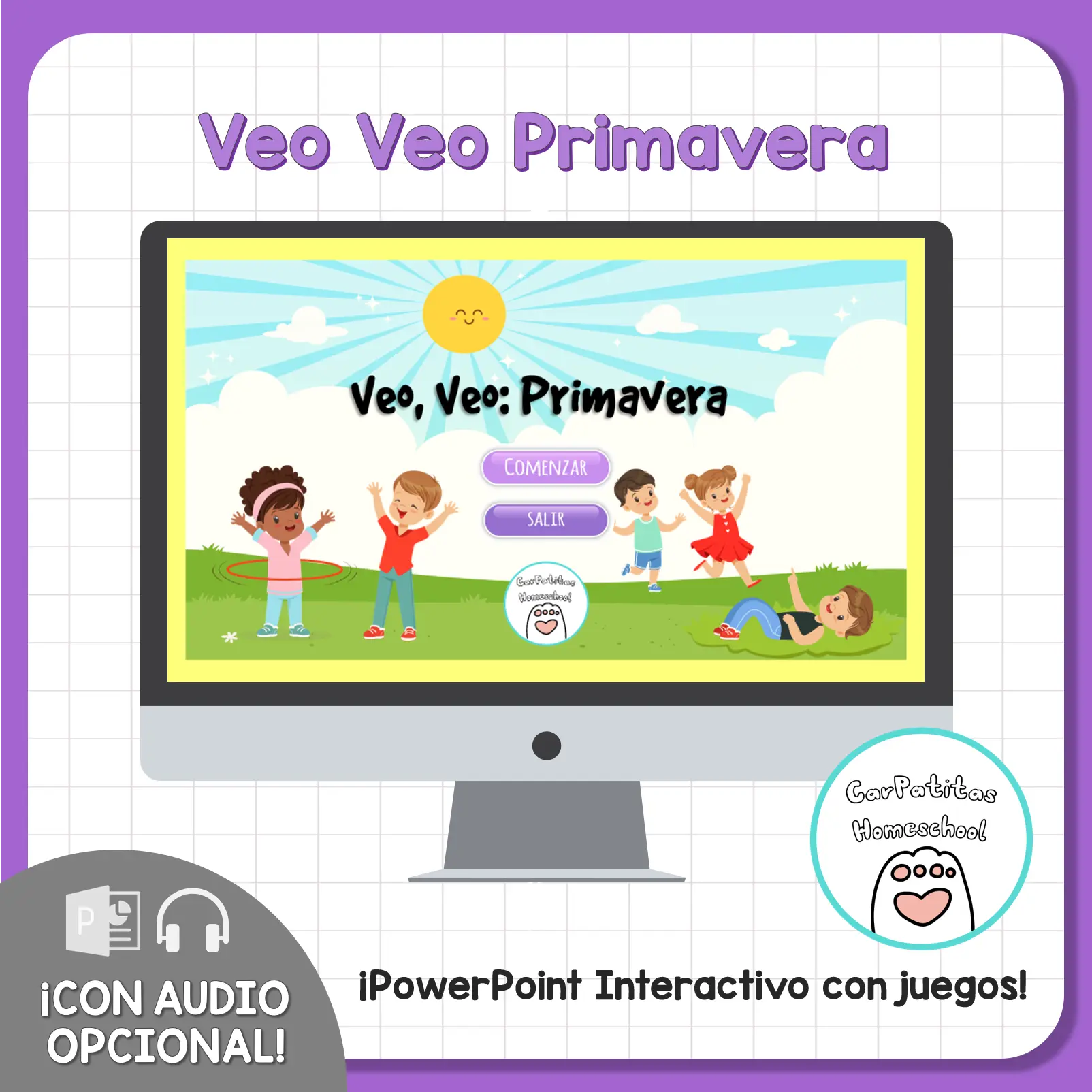 Juego Educativo Veo, Veo Primavera