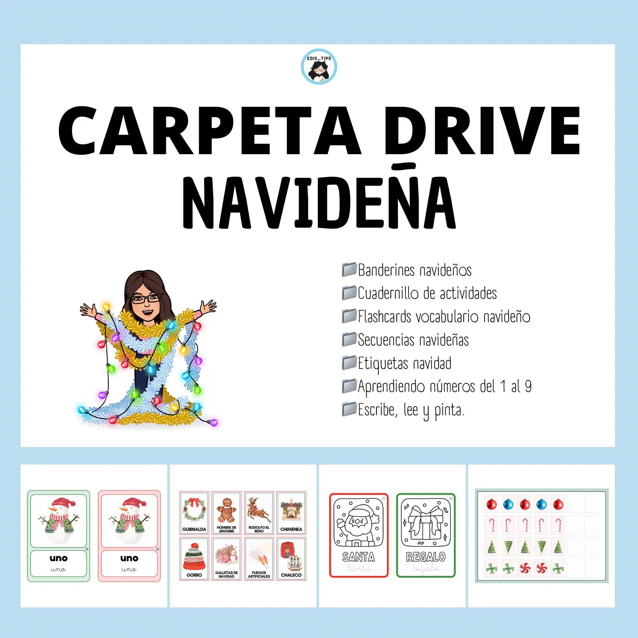 CARPETA NAVIDEÑA - GRATIS