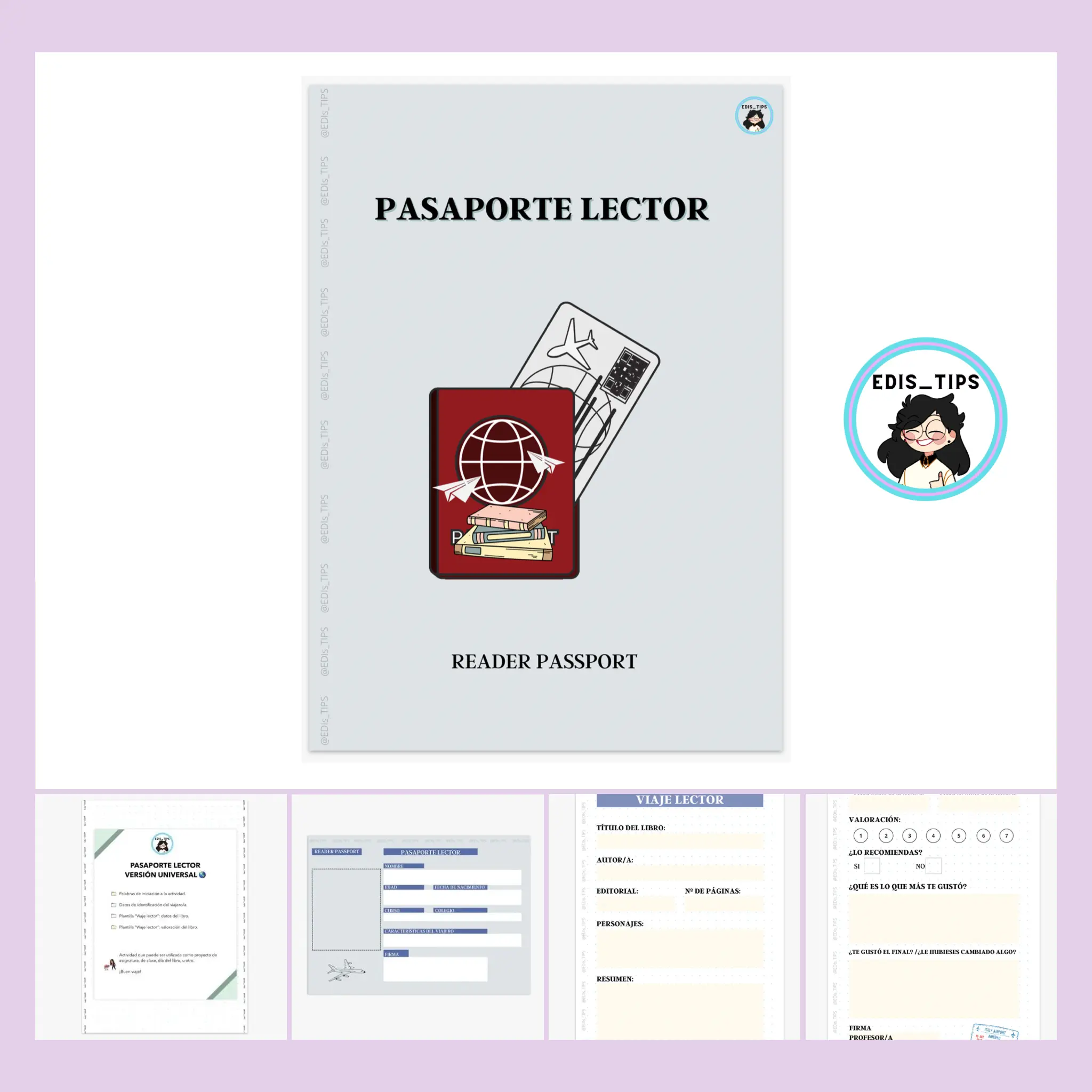 PASAPORTE LECTOR - VERSIÓN UNIVERSAL