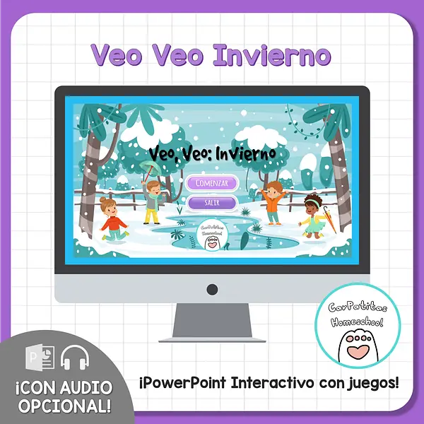 Juego Educativo Veo, Veo Invierno