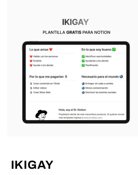 KIGAI: Descubre Tu Propósito con Nuestra Plantilla Exclusiva