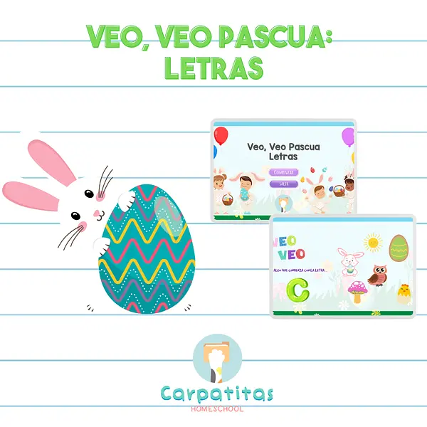 Veo, Veo Pascua: Letras