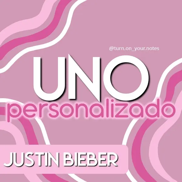 UNO PERSONALIZADO: JUSTIN BIEBER