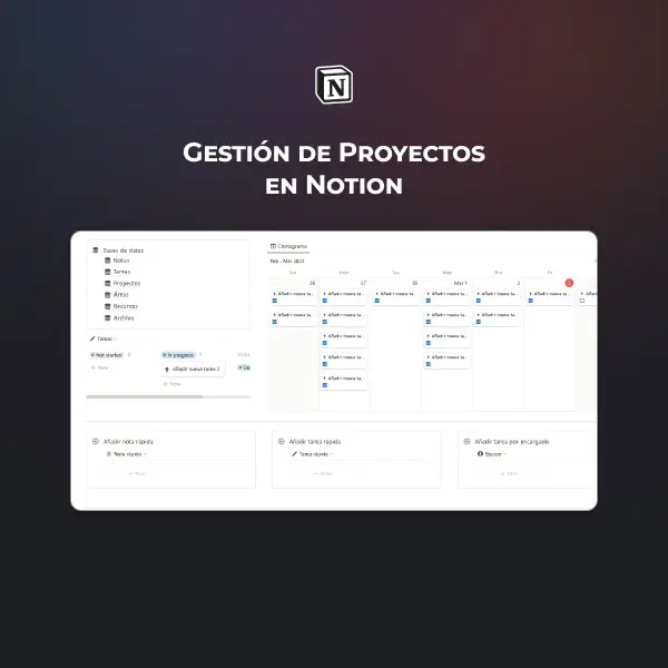 Gestión de proyectos en Notion