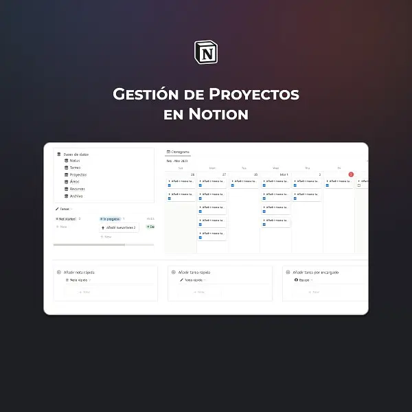 Gestión de proyectos en Notion