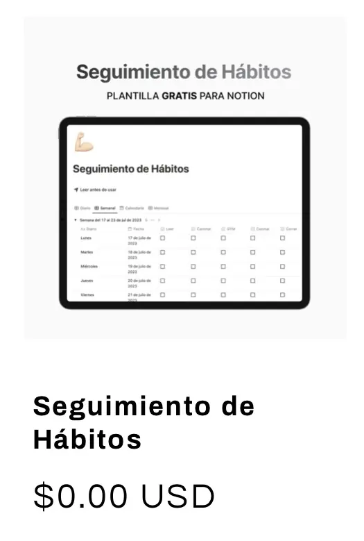 Hábitos Triunfadores: Plantilla de Seguimiento para una Vida Productiva