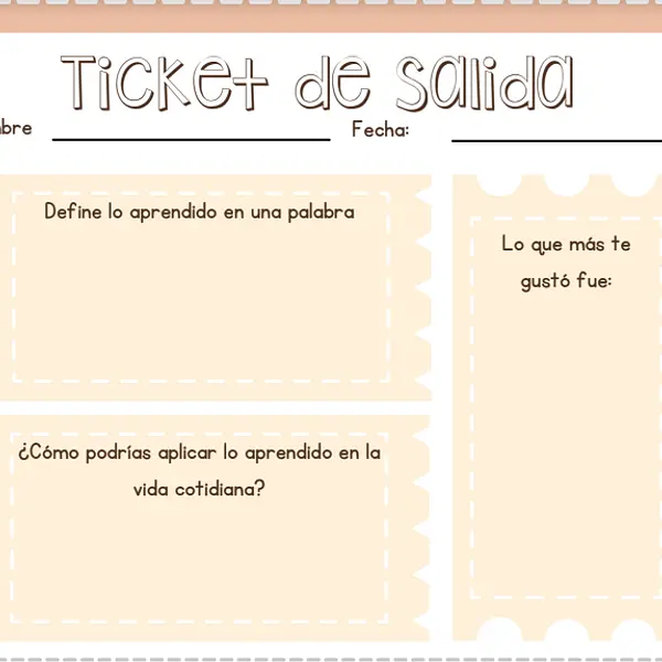 Ticket de Salida