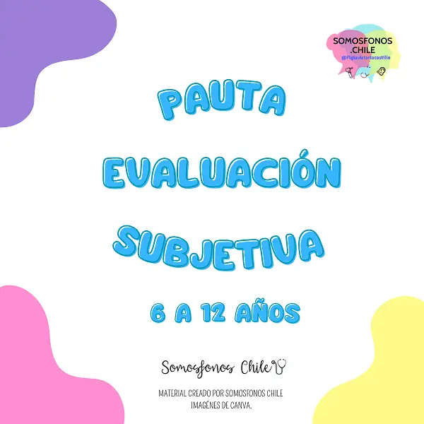 PAUTA EVALUACION SUBJETIVA 6-12 AÑOS