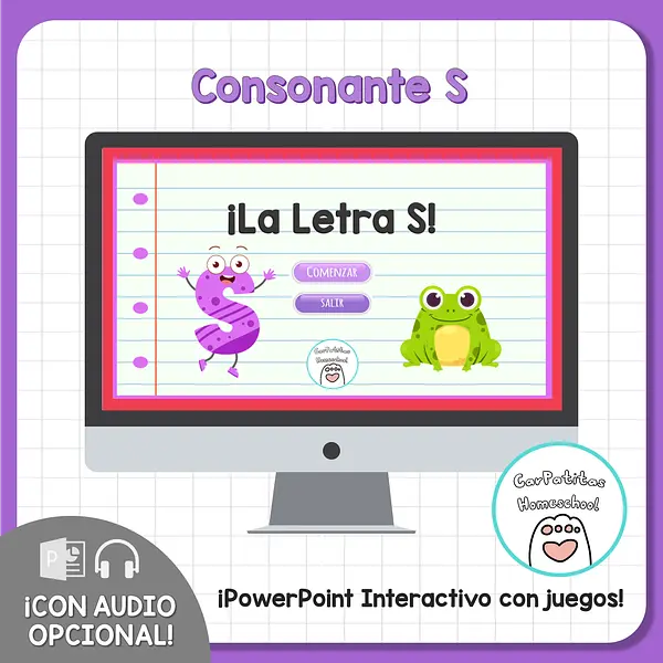Letra S Para Niños
