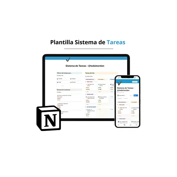 Plantilla para Sistema de Tareas ✔️