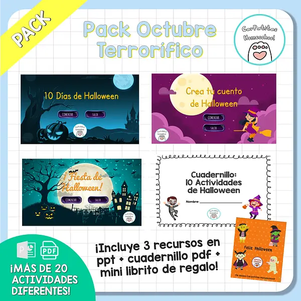 Pack Octubre Terrorífico | Halloween