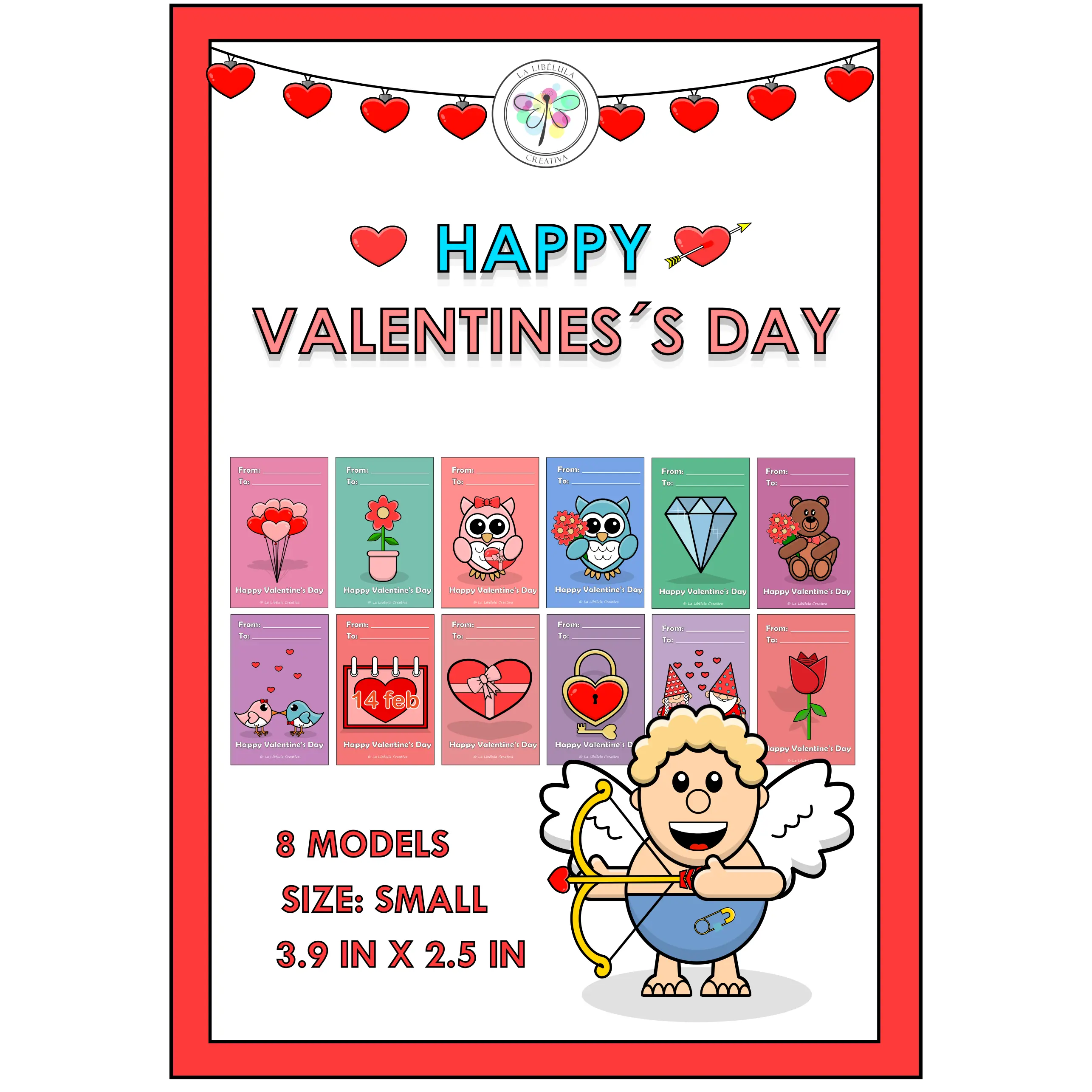 Happy Valentine´s Day Cards Gifts Tags February Love Craft 3