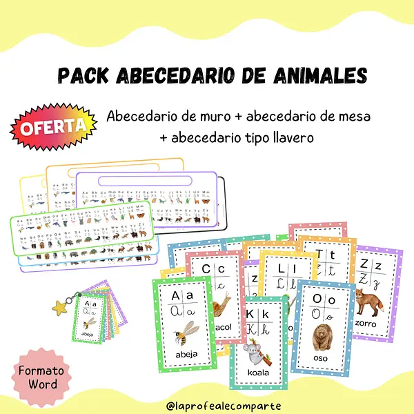 Pack Abecedarios animales