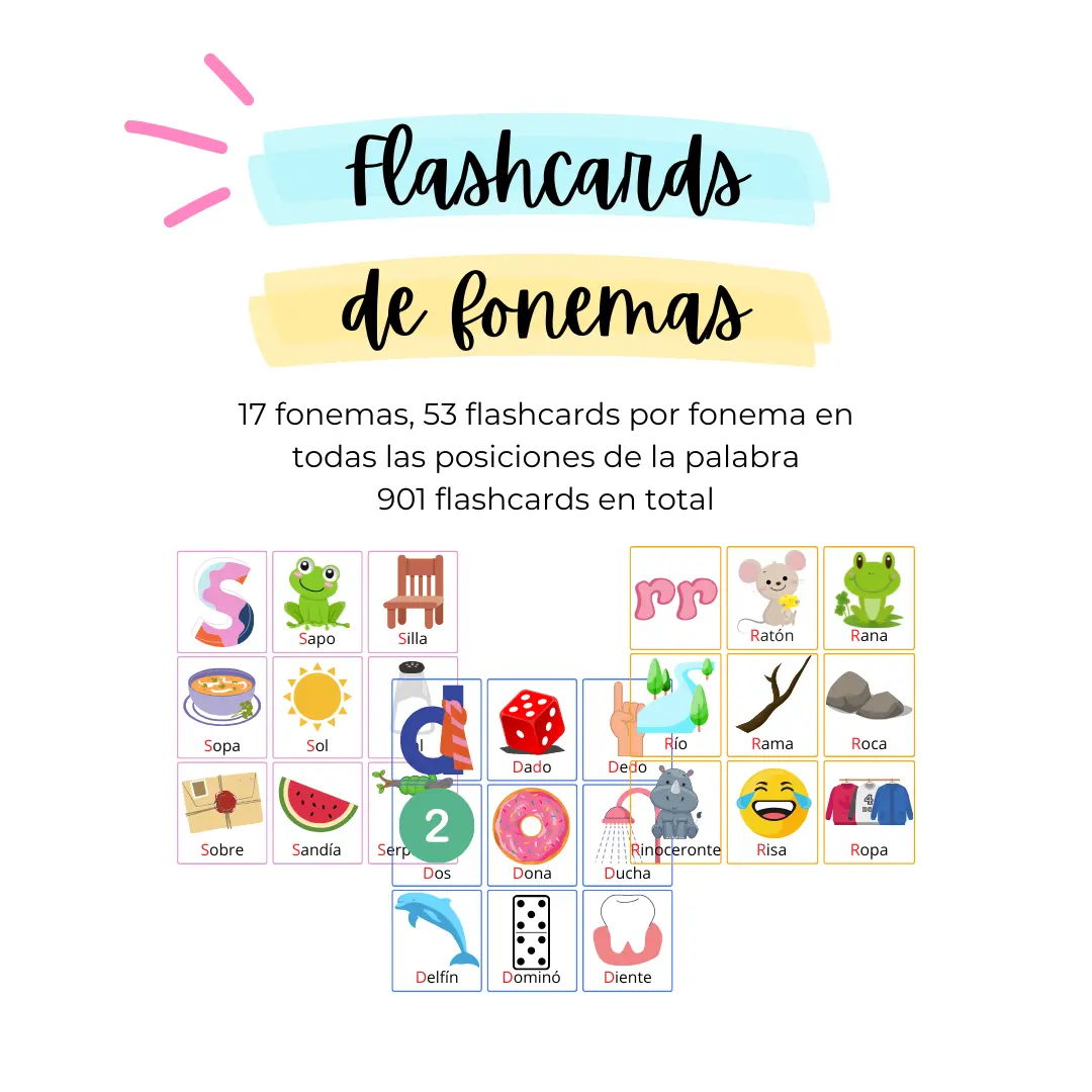 Pack Flashcards Fonemas