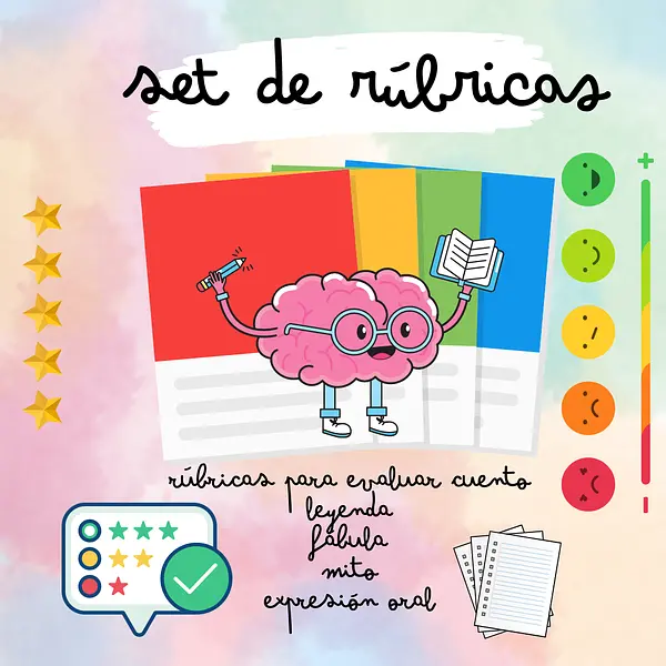 Set rúbricas escritura y oralidad