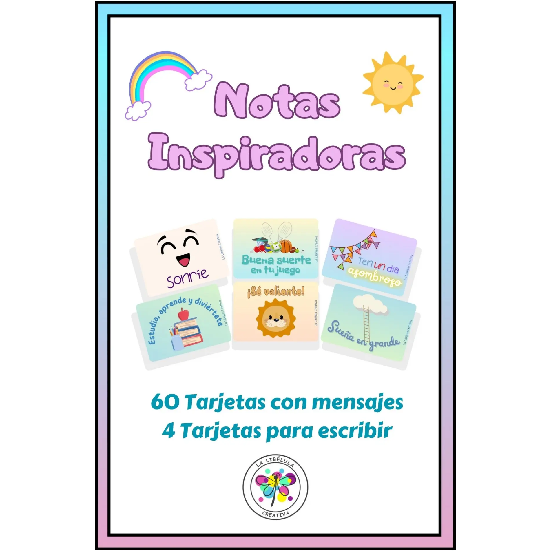 Spanish Inspiration Notes Lunchbox Notas Inspiración Niños Lonchera Mensaje