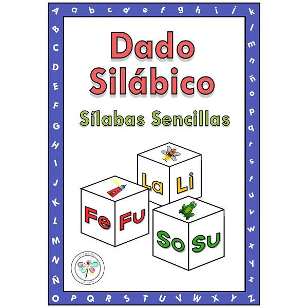 Spanish Syllabic Dice Vocabulary Syllabary Dado Silábico Sílabas Sencillas