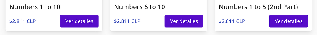Precios para un visitante de Chile