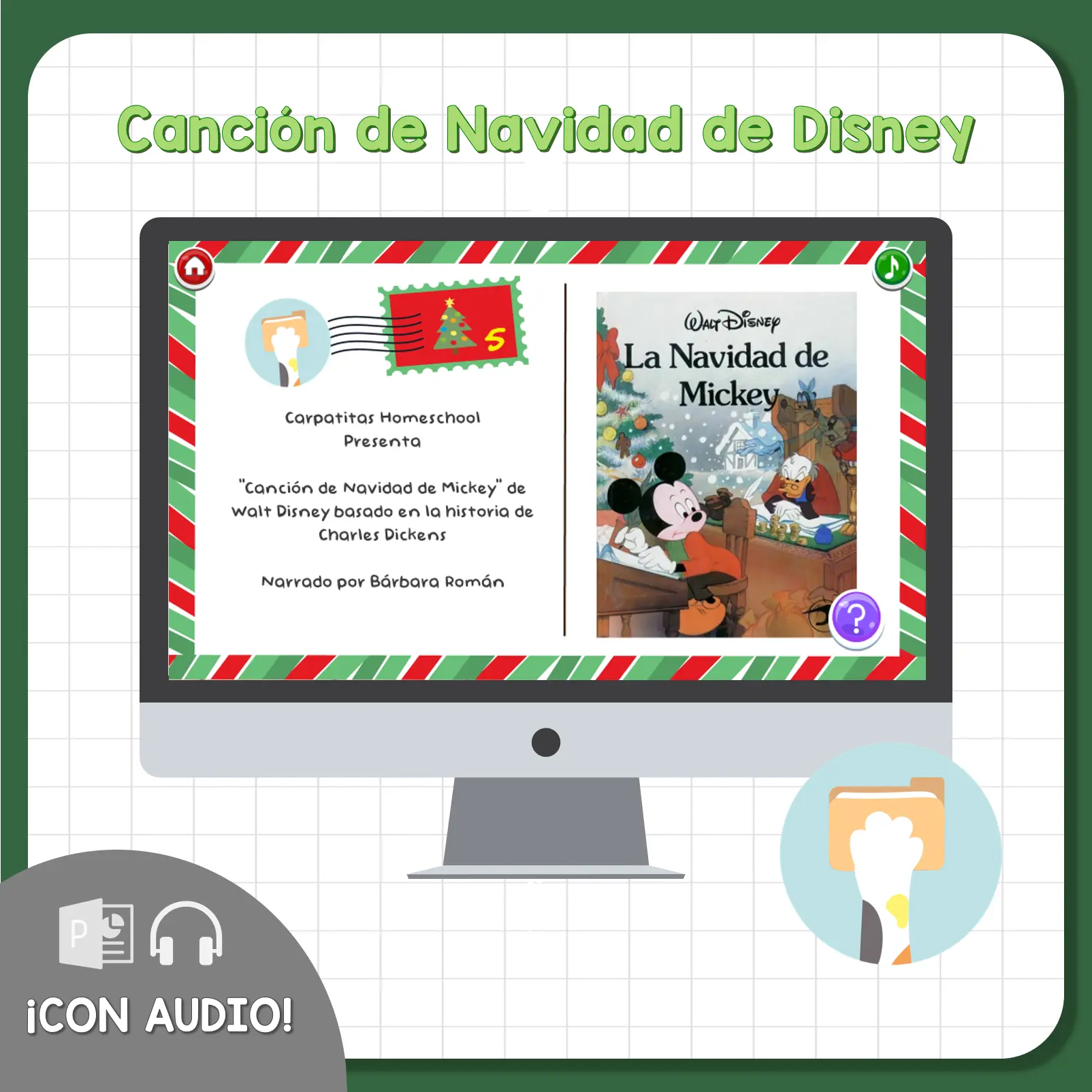 Audiocuento Navideño: Canción de Navidad de Disney
