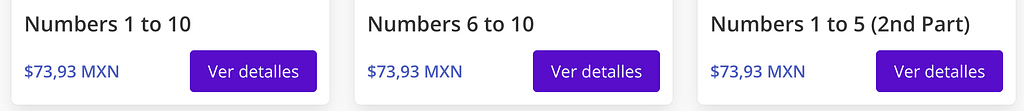 Precios para un visitante de México
