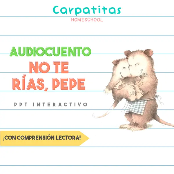 Audiocuento: No te rías, Pepe de Keiko Kasza