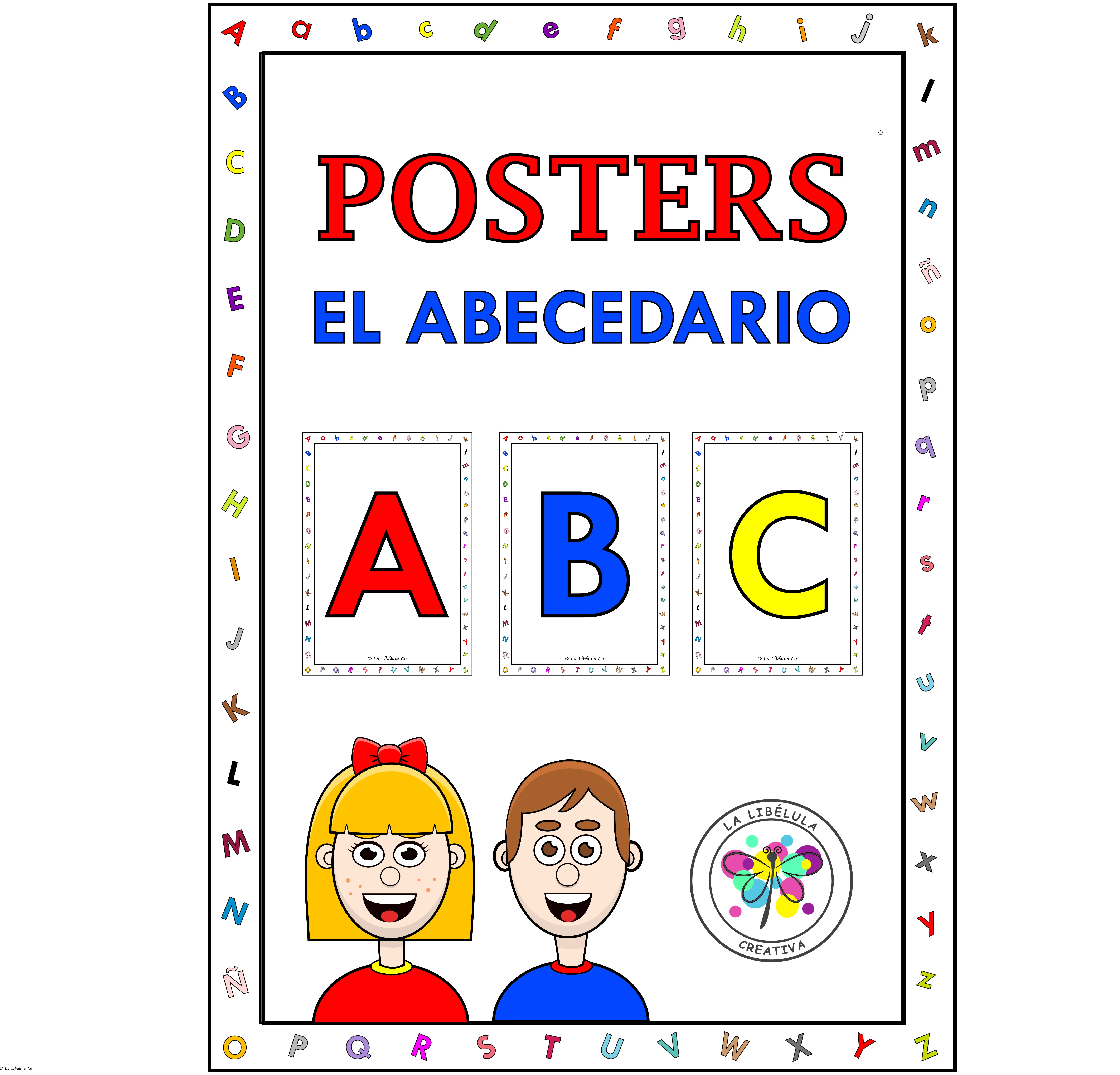 Spanish Alphabet - Posters El Abeceda