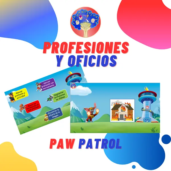 PPT profesiones y oficios con Paw Patrol