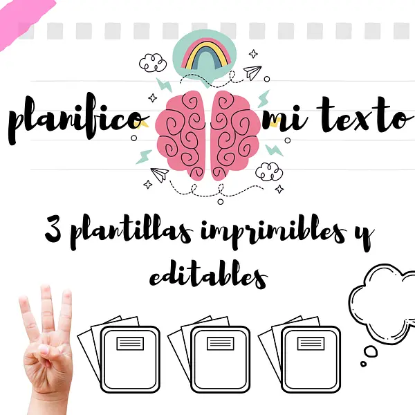PPT plantilla Planificación de la escritura