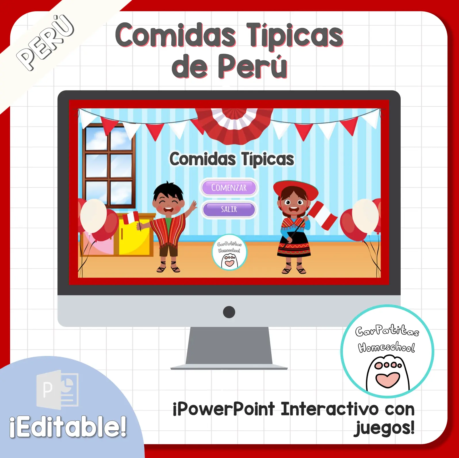 Comidas Típicas del Perú Para Niños | Fiestas Patrias Perú