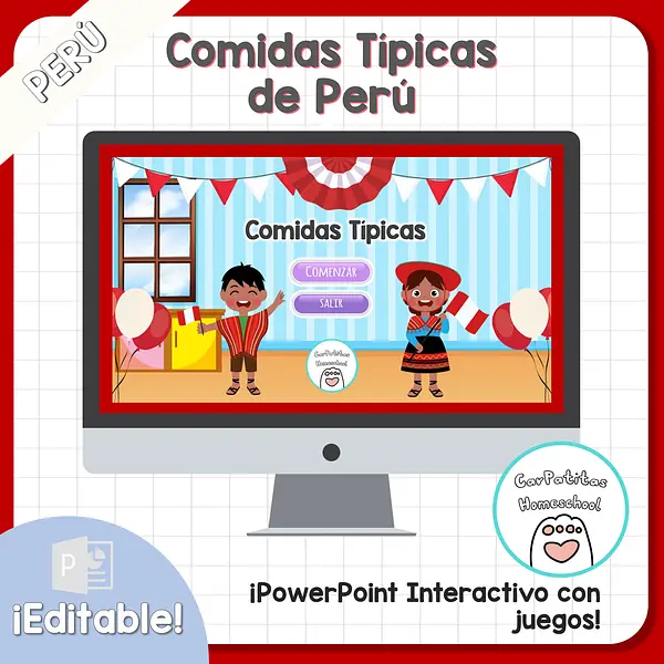 Comidas Típicas del Perú Para Niños | Fiestas Patrias Perú