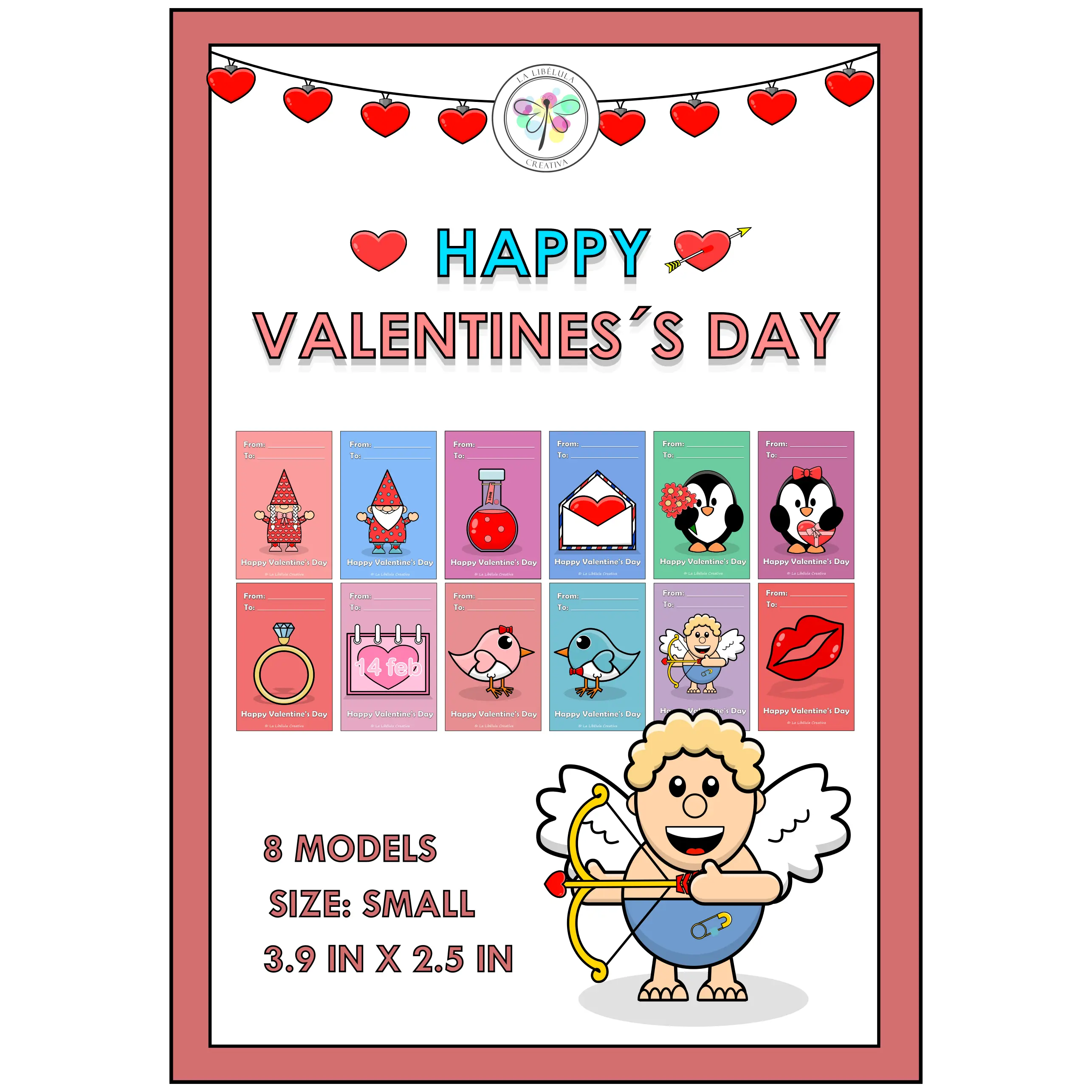 Happy Valentine´s Day Cards Gifts Tags February Love Craft 2