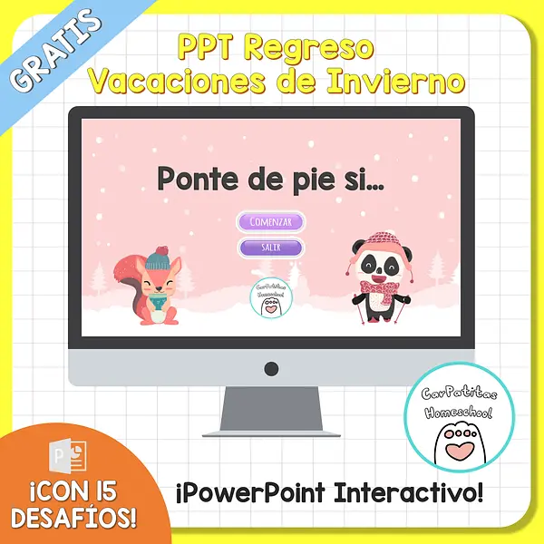 PPT Gratis: Juego Regreso de Vacaciones de Invierno