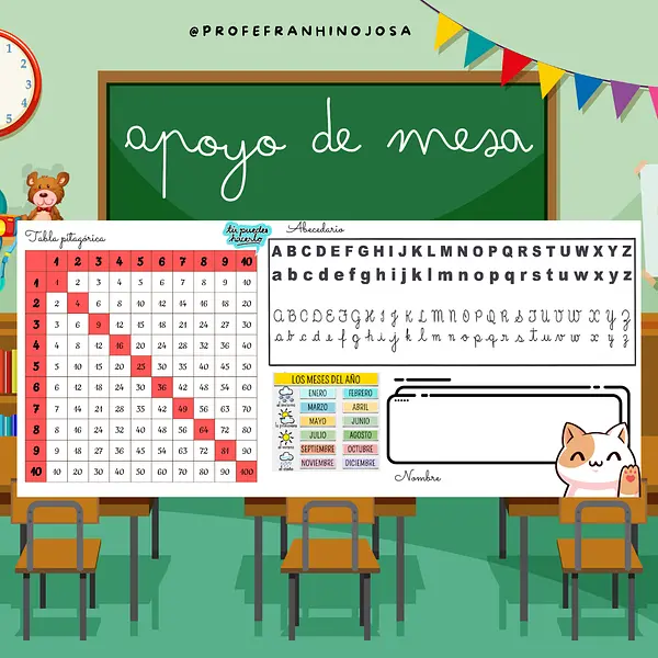 PPT editable GRATIS Apoyo de mesa