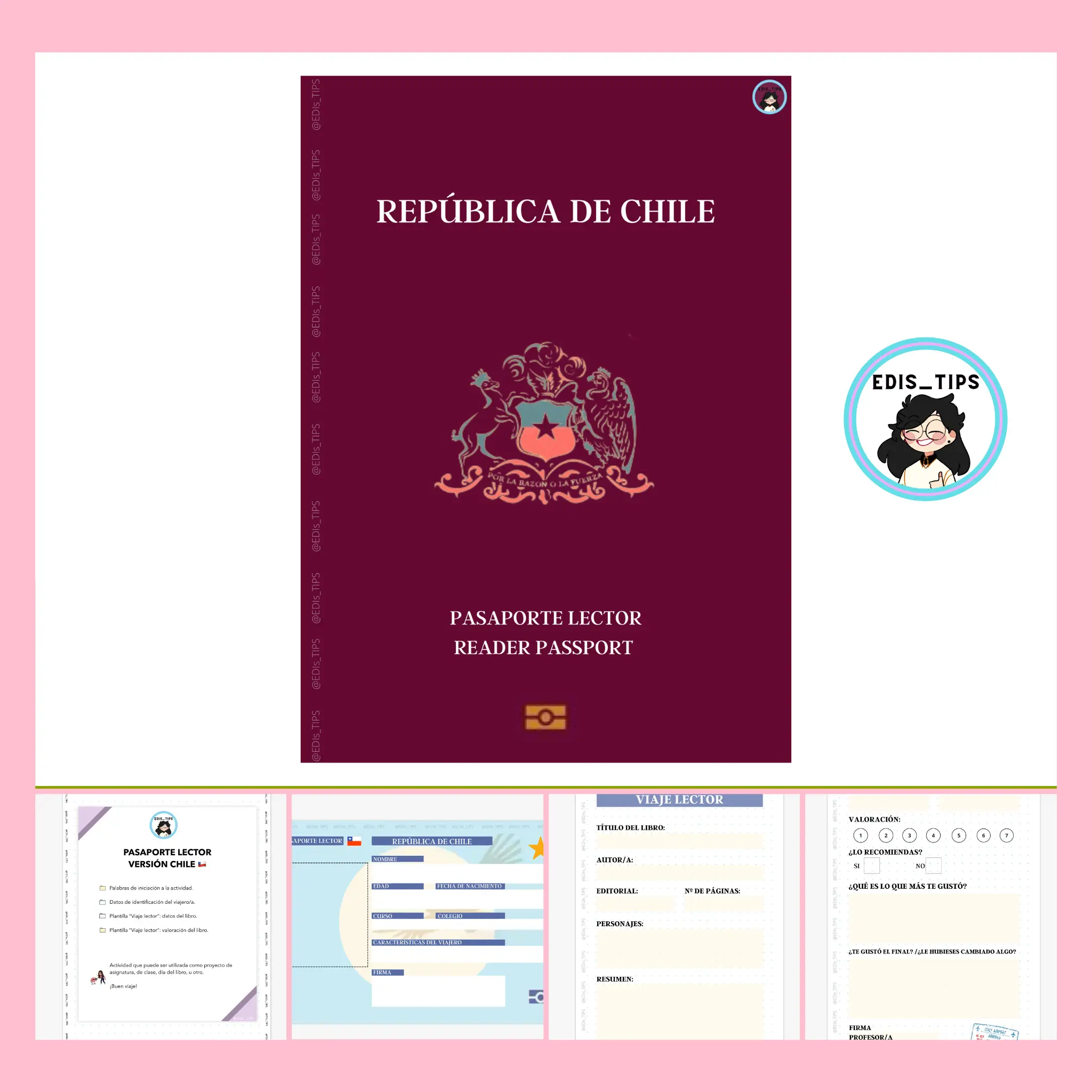 PASAPORTE LECTOR - VERSIÓN CHILE