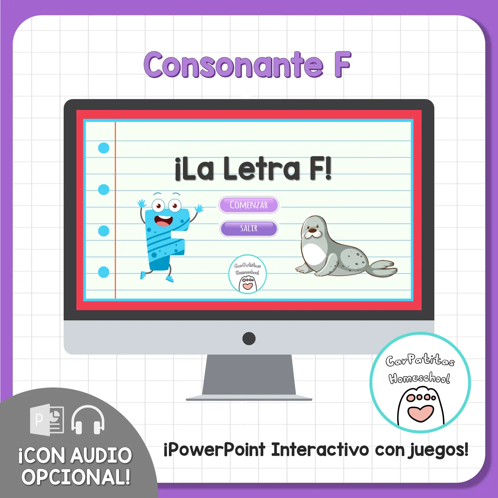 Letra F Para Niños
