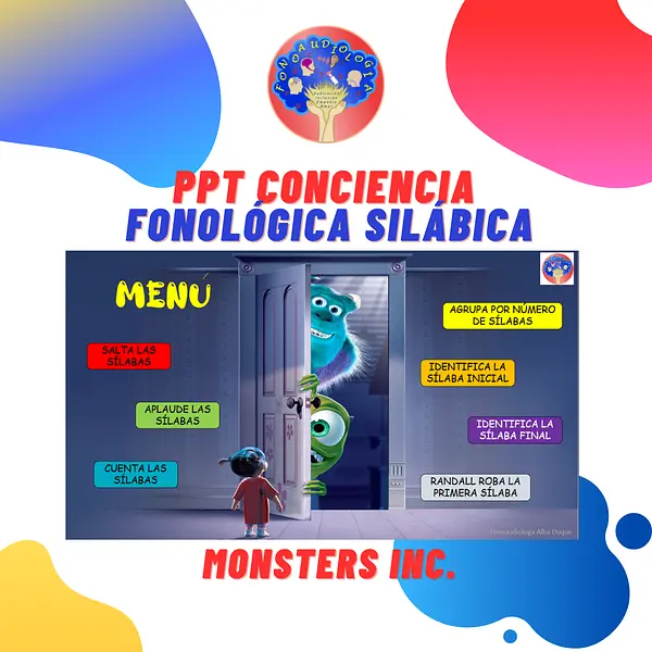 PPT Conciencia fonológica con Monsters Inc.