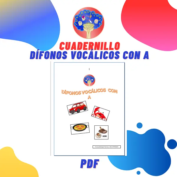 Cuadernillo Dífonos vocálicos con A