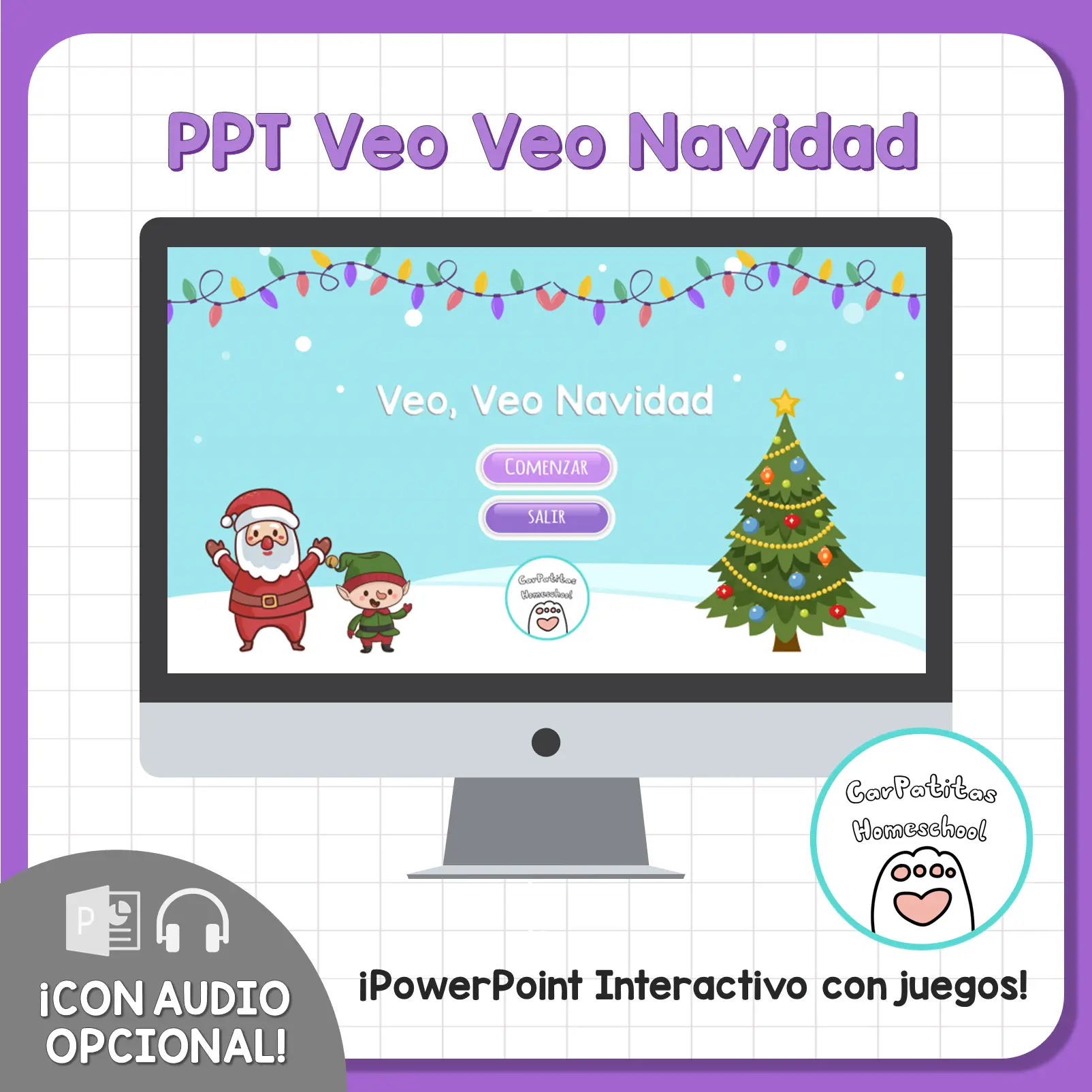 Veo Veo Navidad: Juego Educativo