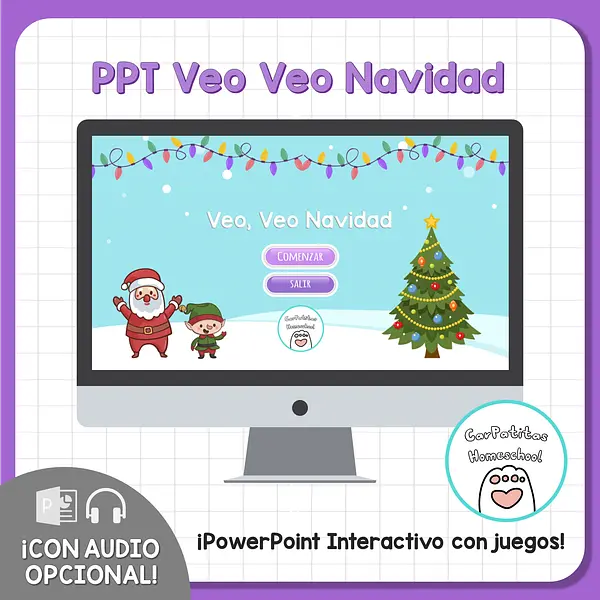 Veo Veo Navidad: Juego Educativo