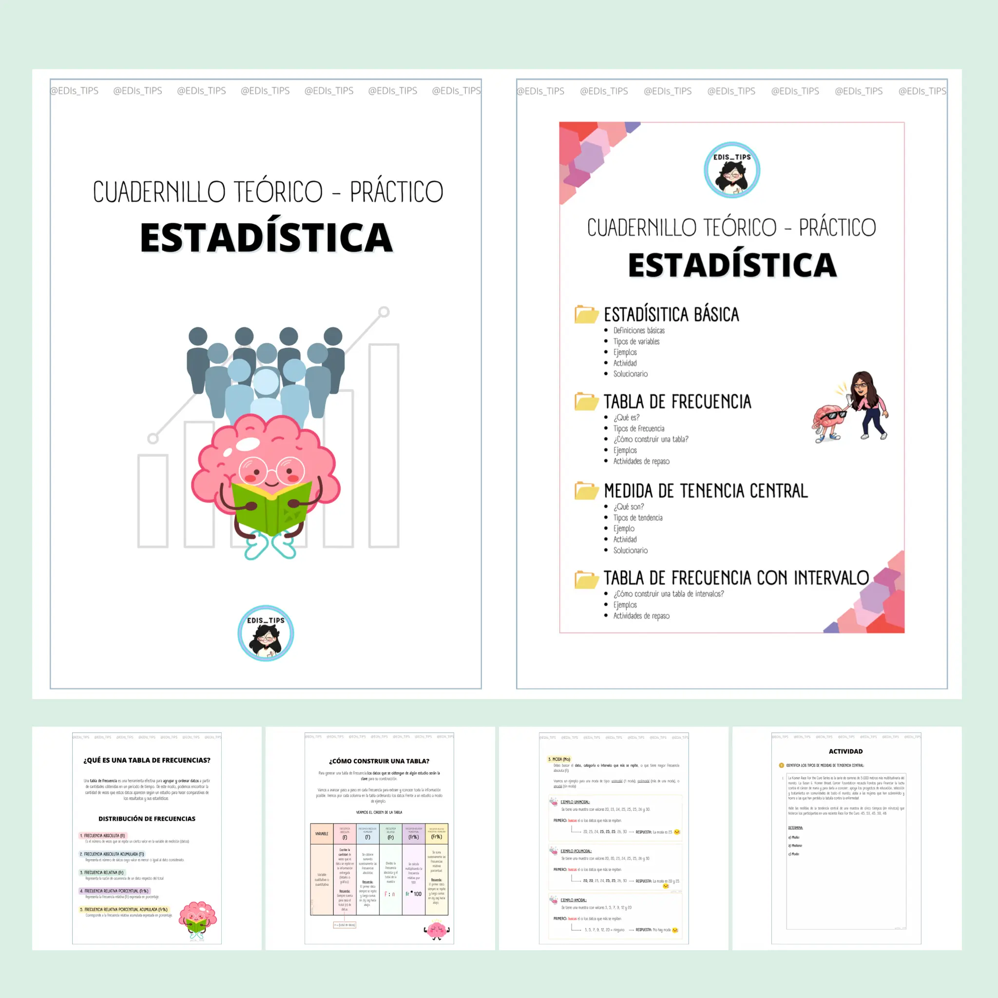 CUADERNILLO TEÓRICO - PRÁCTICO DE ESTADÍSTICA