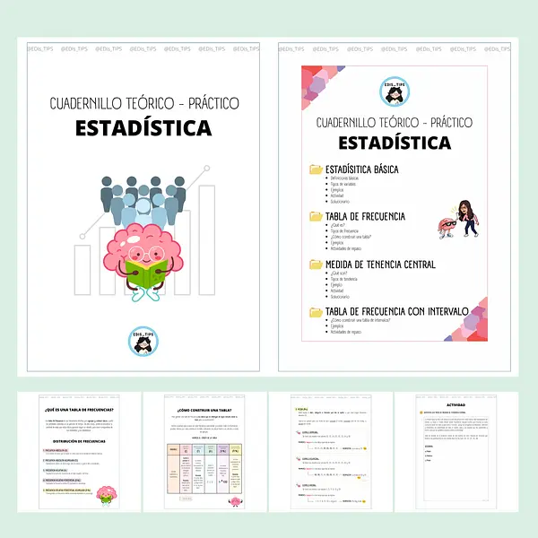 CUADERNILLO TEÓRICO - PRÁCTICO DE ESTADÍSTICA