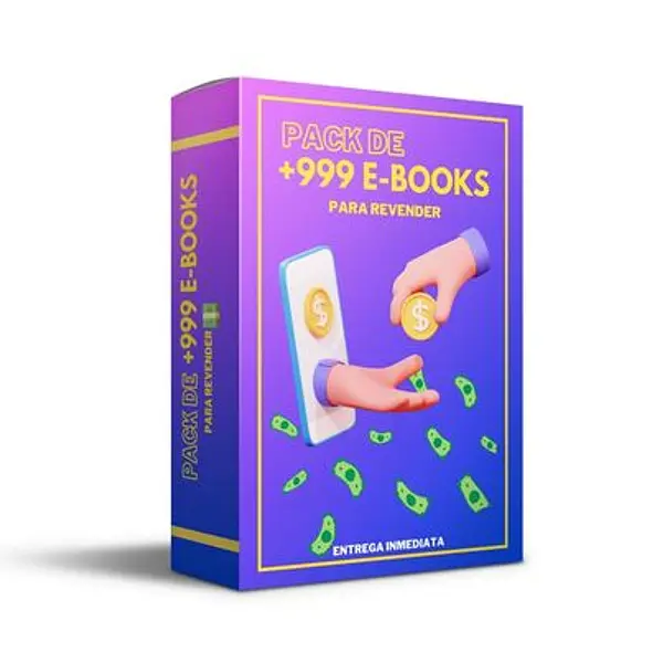 Pack de +999 ebooks y servicios