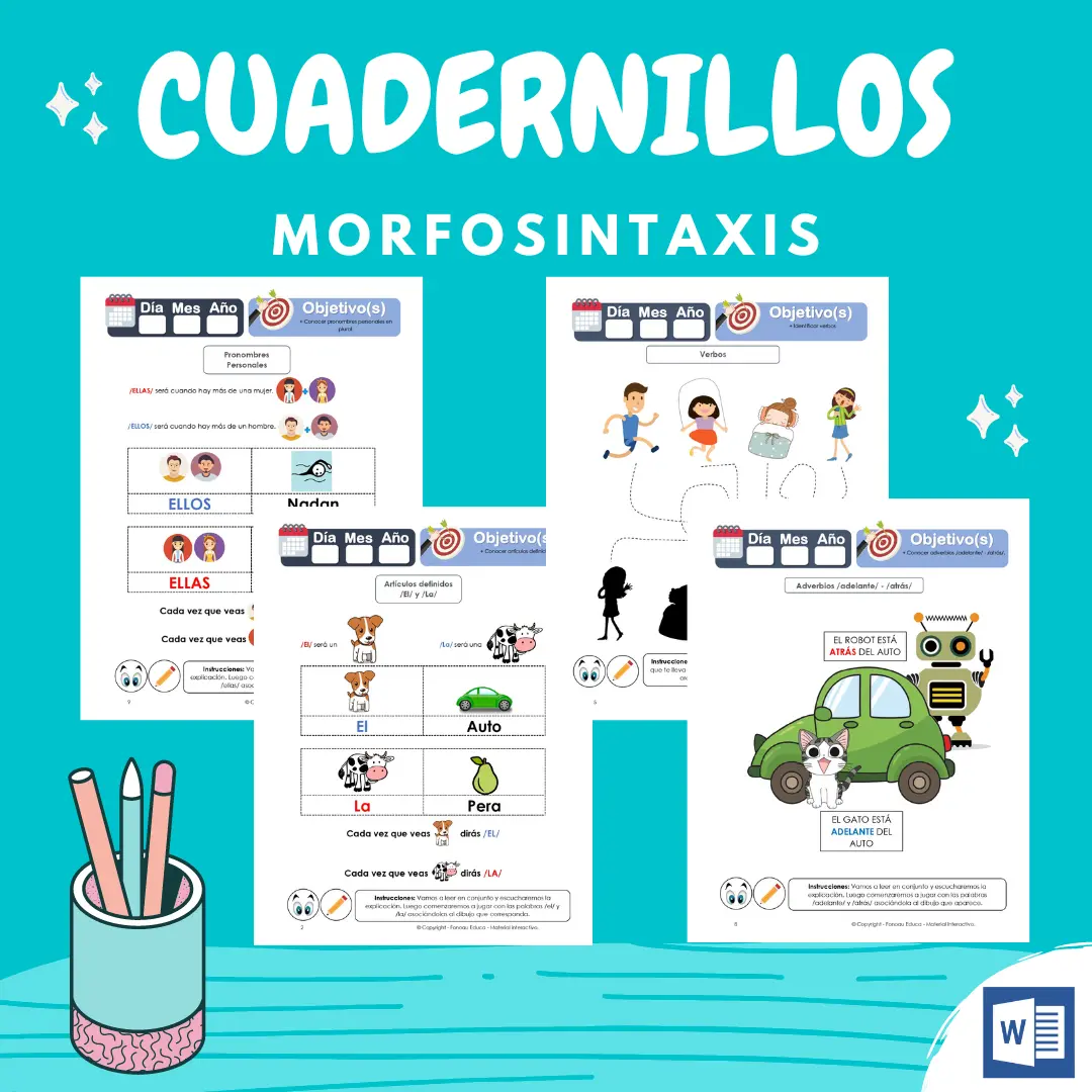 PACK: Cuadernillos Morfosintaxis