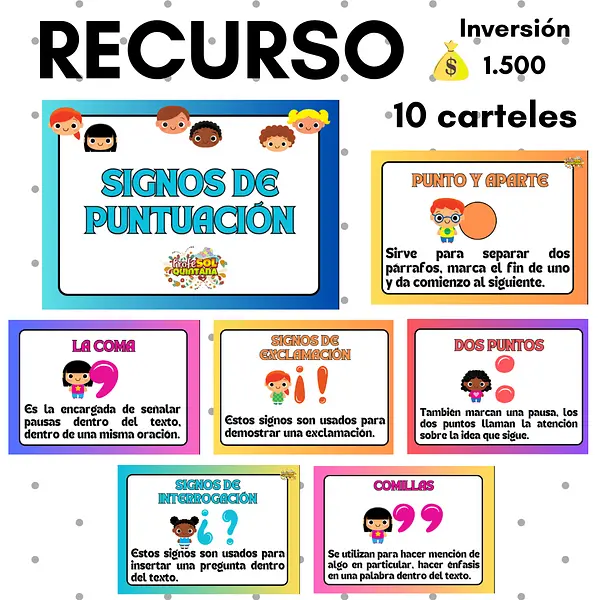 PACK SIGNOS DE PUNTUACIÓN Y USO MATÚSCULAS